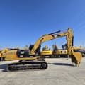 2020 Caterpillar 324D crawler excavator, side profile view
