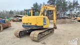 2013 Komatsu PC138US-8 crawler excavator, rear three-quarter view