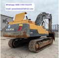 2021 Volvo EC480DL crawler excavator rear three-quarter view