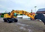 2016 Komatsu PW160-8 wheel excavator, side profile view