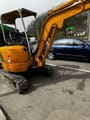 2012 IHI 25VX3 mini excavator, rear three-quarter view