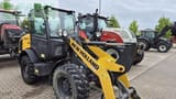 2020 New Holland W60 C mini excavator, front three-quarter view