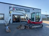 2017 Takeuchi TB250 mini excavator, side view