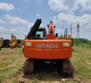 Hitachi ZX120 crawler excavator, rear view