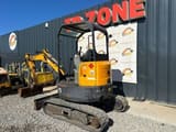 2018 Bobcat E26 mini excavator, rear three-quarter view