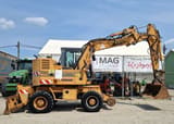 1997 CASE 788 wheel excavator side view