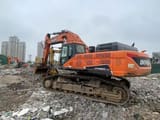 2020 Doosan DX520LC crawler excavator, rear three-quarter view