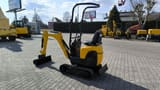 2018 Kubota K008-3 mini excavator, rear three-quarter view