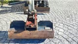 2009 Takeuchi TB108 mini excavator grading bucket view