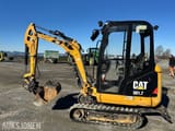 2017 Caterpillar 301.7D mini excavator, side view