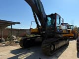 2025 Volvo EC480 crawler excavator, rear three-quarter view