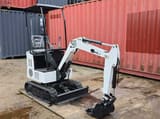 2025 JPC KV12 mini excavator, three-quarter front view