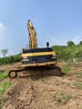 2006 Caterpillar 345B crawler excavator rear view