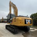 2022 Caterpillar 330D2L crawler excavator, rear three-quarter view