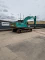2019 Kobelco SK210LC-10 crawler excavator, rear three-quarter view