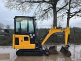 2022 JCB 16C-1 mini excavator, side view