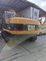 2010 Caterpillar 320C Raupenbagger, Ansicht von hinten dreiviertel