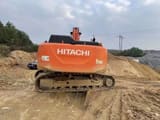 2022 Hitachi ZX350-5G crawler excavator, rear view
