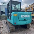 2002 Kobelco SK60 crawler excavator rear view