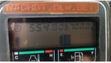 2002 Komatsu PC450LCD-6K crawler excavator digital instrument cluster