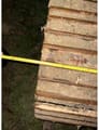 2004 Komatsu PC160LC-7K crawler excavator track measurement