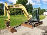 2007 Yanmar VIO75 A mini excavator, side view