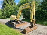 2007 Yanmar VIO75 A mini excavator, side view