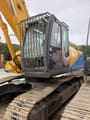 2008 Hitachi ZX350LCN-3 crawler excavator, side view of cab and boom