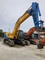 2008 Hitachi ZX350LCN-3 crawler excavator, side view