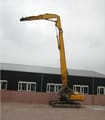 2008 Komatsu PC450HRD-8 crawler excavator side view