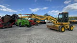 2009 Komatsu PW98MR-8 wheel excavator, side view