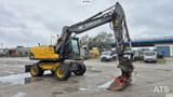2009 Volvo EW160C wheel excavator, side view