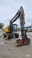 2009 Volvo EW160C wheel excavator, front three-quarter view