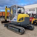 2010 Wacker Neuson 50Z3 mini excavator, rear three-quarter view