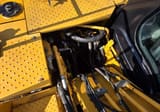 2013 JCB JS130LC crawler excavator hydraulic compartment detail