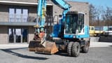 2013 Komatsu PW160-8 wheel excavator front view