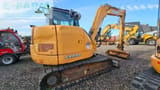 2014 CASE CX80C crawler excavator, rear three-quarter view