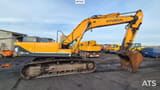 2015 Hyundai R330LC-9A crawler excavator, side profile view