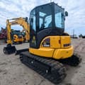 2015 Komatsu PC-55MR crawler excavator, rear three-quarter view
