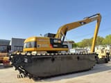 2016 Caterpillar 320CL amphibious excavator, side view