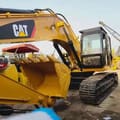 2016 Caterpillar 325D crawler excavator, side view of boom and bucket