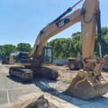 2016 Caterpillar 329D crawler excavator, side view