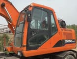 2016 Doosan DH150W-7 wheel excavator cab and side view