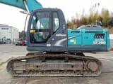 2016 Kobelco SK200 crawler excavator side view