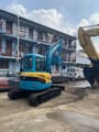 2016 Kubota KX155 crawler excavator, rear three-quarter view
