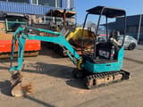 2017 Komatsu PC16R-3HS mini excavator, side view