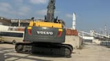 2017 Volvo EC480 crawler excavator rear view