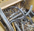 2018 Caterpillar 320C crawler excavator engine compartment view