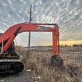 2018 Hitachi ZX200-3 crawler excavator side view