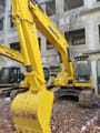 2018 Komatsu PC200-8 crawler excavator, front three-quarter view